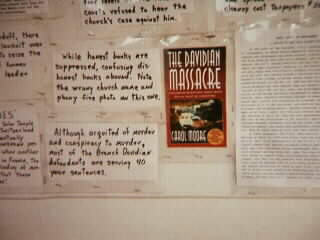 [Exhibit of 'dishonest' book about Branch Davidians]