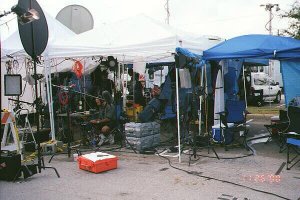 [Picture: Press Tents]